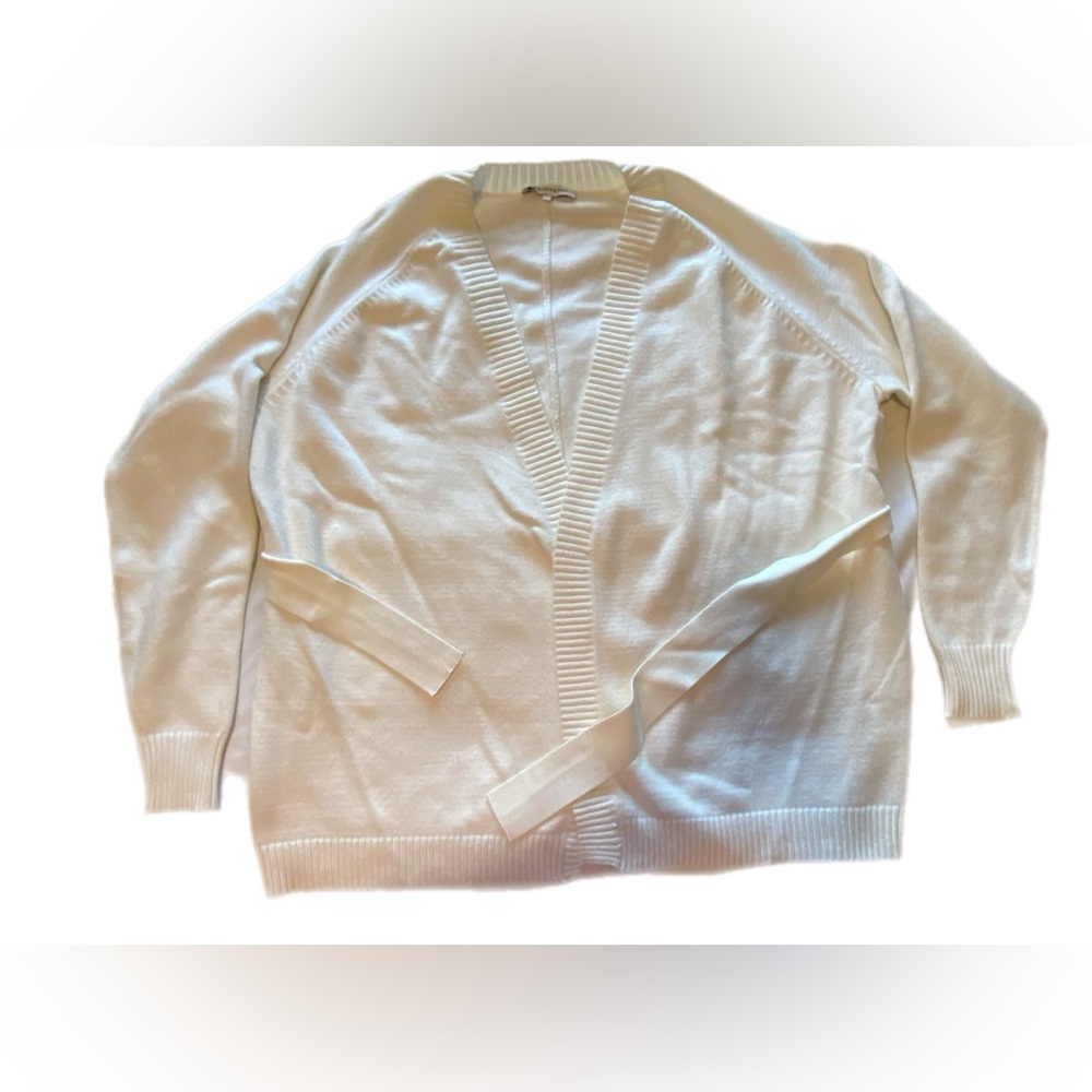 We Wore What Belted Summer Yarn Cardigan XS/ S Cream - Picture 10 of 14